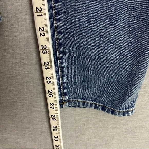 Aeropostale Curvy Mom Jeans Womens 2 Light Blue High Rise Tapered Leg - Picture 10 of 11